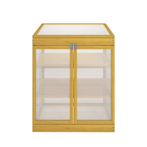 Wooden cold frame greenhouse - wooden,