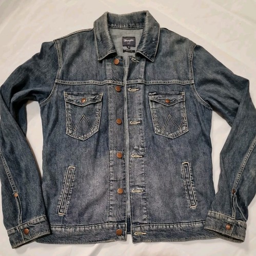 Wrangler denim jacket mens - denim,