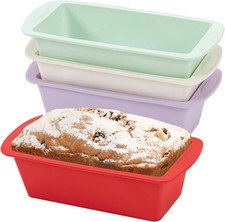 Vinuwu Mini Loaf Tins, 4Pack