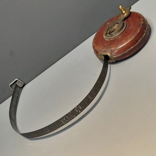 Antique tape measure metal - measure,