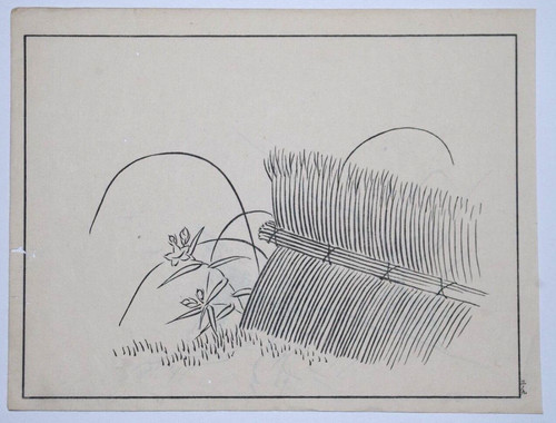 Garden orchid japanese - orchid, print