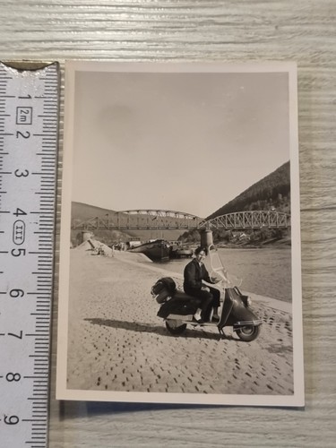 Photo old scooter heinkel - scooter,