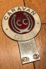Vintage Caravan Club Enamel