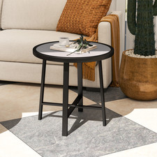 Round Garden Table with SPC Tabletop 50.5cm