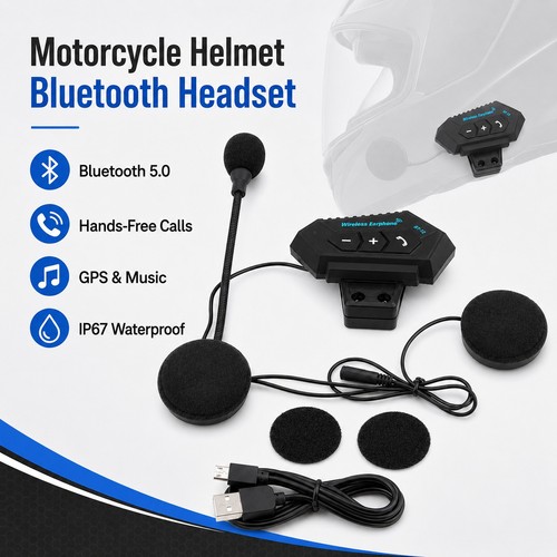 Motorbike helmet bluetooth - motorbike,