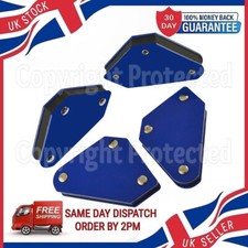 HEAVY DUTY SET OF FOUR 10LB RIGHT ANGLE WELDING MAGNET PANEL SHEET METAL HOLDER