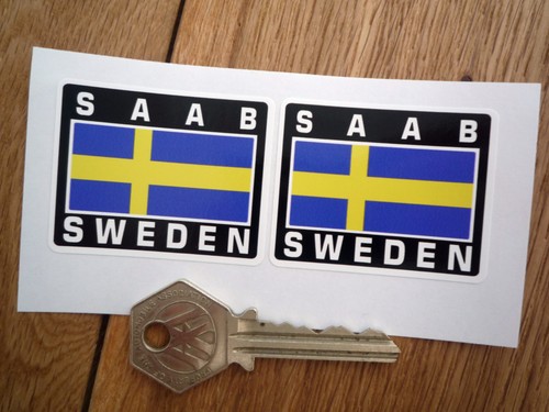 Saab sweden flag style - saab,