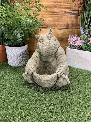 Stone garden large - stone, hippo