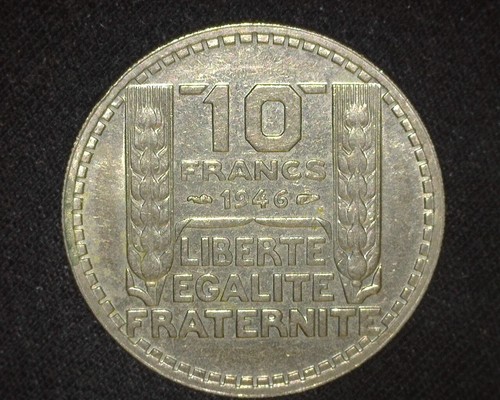 France 1946 francs - france, 10