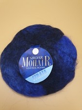 Sirdar Mohair Yarn multicoloured Black & Blue (3 Balls Available)