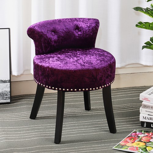 Velvet vanity chair - velvet,