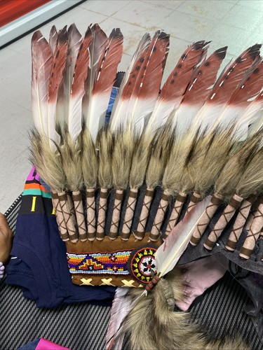 Black orange warbonnet - &,