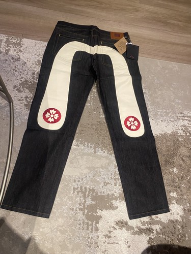 Evisu mens denim jeans - evisu, large