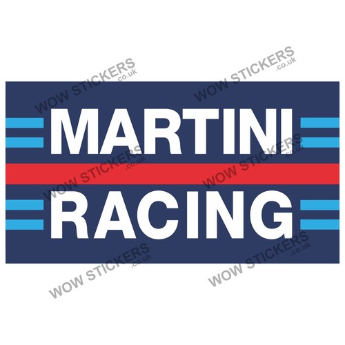 Martini racing car stickers - martini,