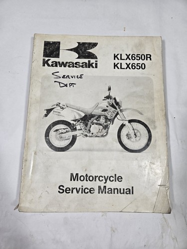 1993 kawasaki klx650r oem shop - kawasaki,