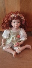 Vintage Regency Fine Arts Flower Fairy Porcelain Doll Collectable