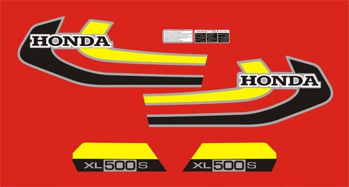 Honda xl500s decal - xl500s,