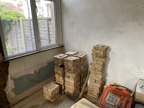 500 reclaimed bricks - 4-, for