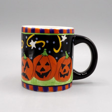 Ganz Halloween Peek A Boo Worm Pumpkin Ghost Coffee Mug