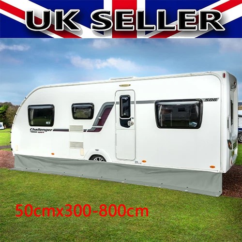Caravan awning draught - caravan, skirt