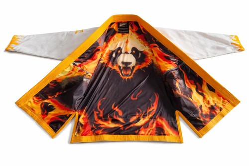 Silent flames bjj - flames, gi