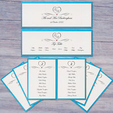 DIY Wedding Table Plan Cards -