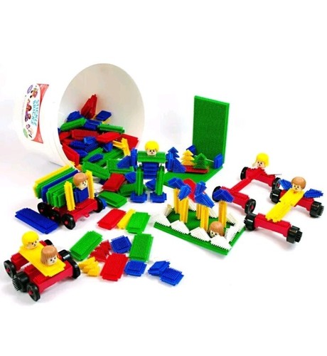 Stickle bricks mega bucket set - bricks,