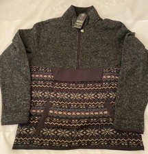 Fat Face Mens Haxby Dark Skies Printed Half Neck Sweatshirt New Sizes M L or XL