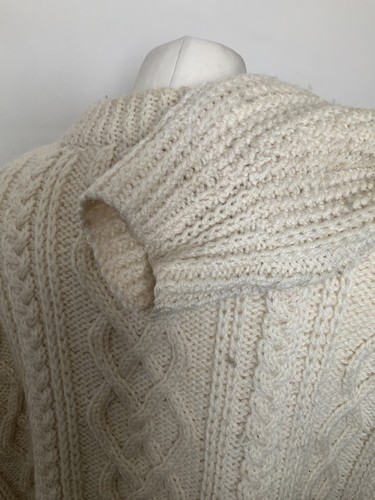 Hand knitted fisherman jumper - hand,