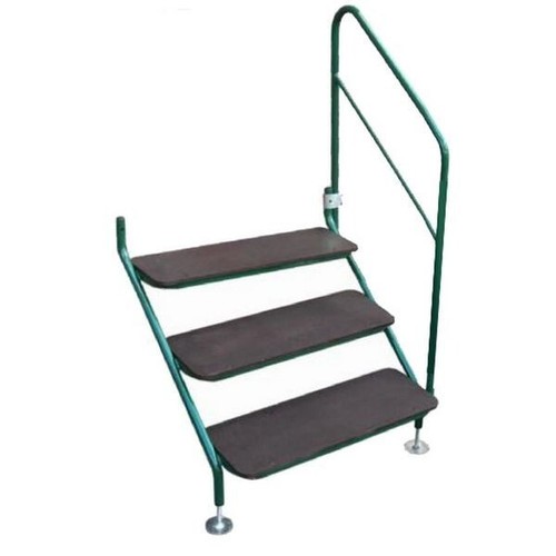 Tread step green with - step,