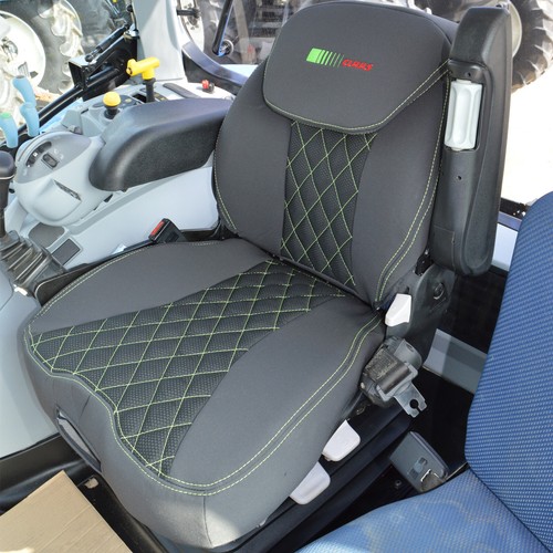 Claas tractor black fabric - black,