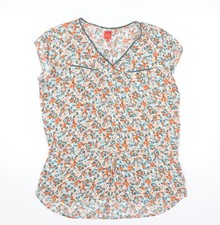 Miss by Captain Tortue Women's Floral Tunic Blouse Size 12