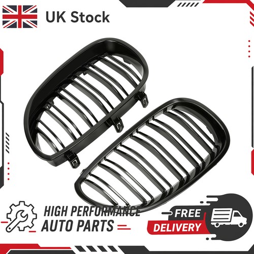Gloss black front hood - front,