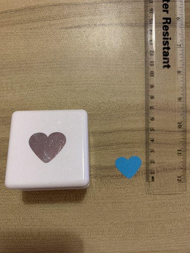 Cut heart craft punch - x-cut,