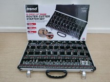 TREND SET/SS50X1/4TC SS50 50PCE TCT ROUTER CUTTER BITS  1/4" SHANK