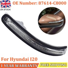 Left Side Door Wing Mirror Indicator Light 87614-C8000 for Hyundai I20 2014-2020