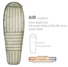 Aegismax Air Down Sleeping Bag Long Ultralight 480g