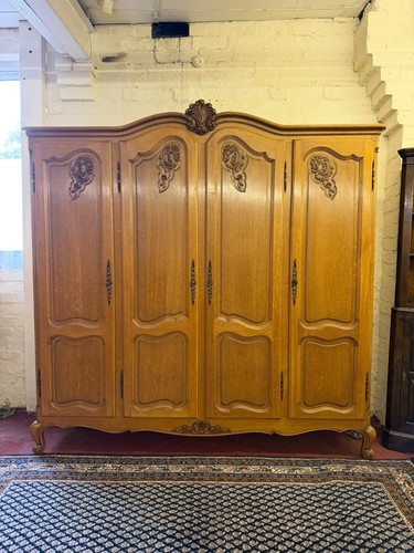 French carved oak four - french,