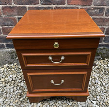 Stag  2 Drawer Bedside Table
