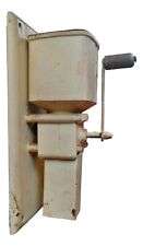 Coffee Grinder Hand Crank Metal Wall Mounted 50s Vintage