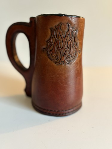 Vintage leather jack - jack, tankard