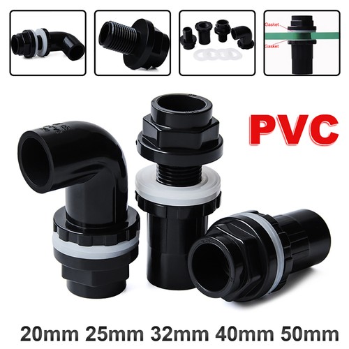 Black pvc pipe - black, fitting