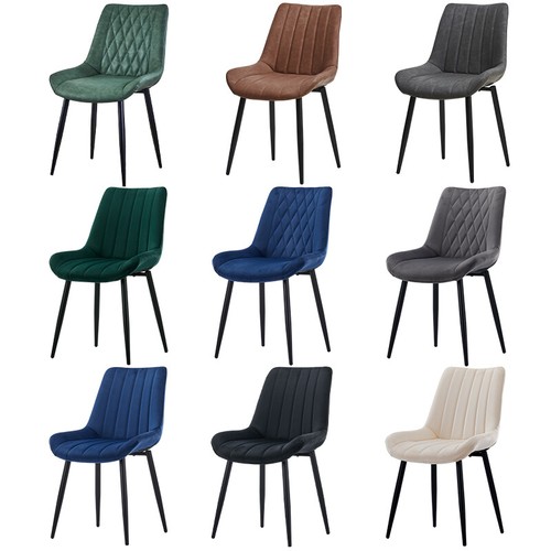 Dining chairs velvet faux - chairs,