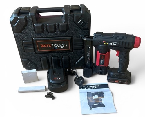 Werktough 20v cordless staple - werktough,
