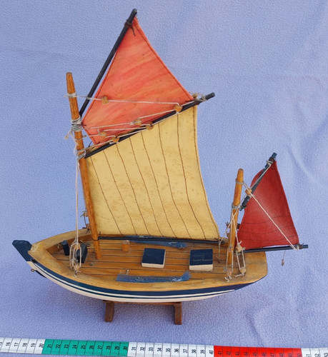 Vintage hand made wooden - hand,