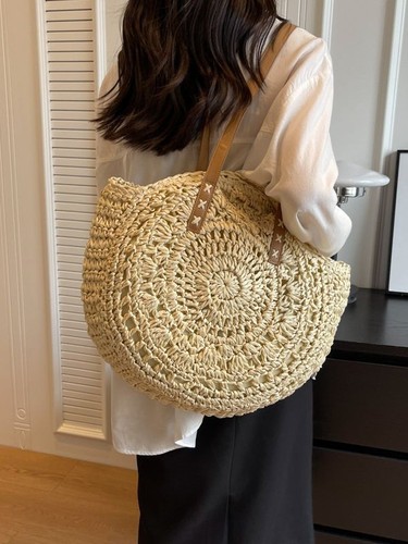 Lady boho woven handbag beach - lady,