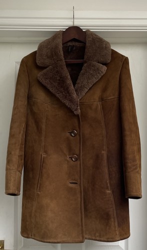 Vintage shearling suede - vintage,