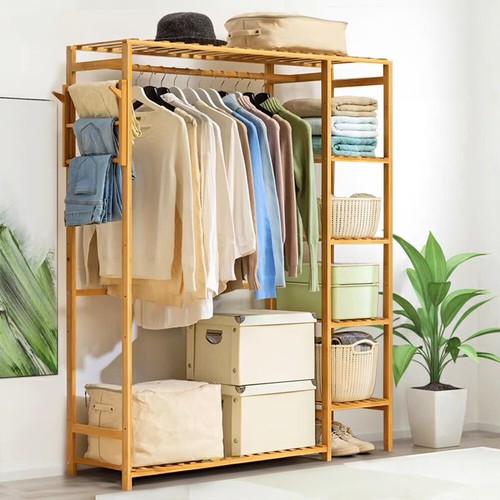Large wooden clothes rail - large,
