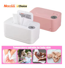 Baby Wipe Warmer Heater with LED Display Wet Towel Dispenser Portable USB Charge