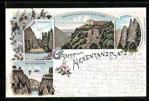 Lithograph thale harz - thale,